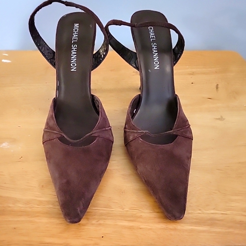 Michael Shannon Suede Never Worn Size 9